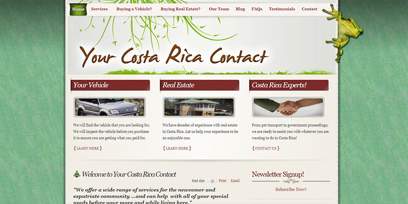 Your Costa Rica Contact
